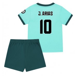 Wolves Jhon Arias #10 Replik Auswärtstrikot Kinder 2025-26 Kurzarm (+ Kurze Hosen)